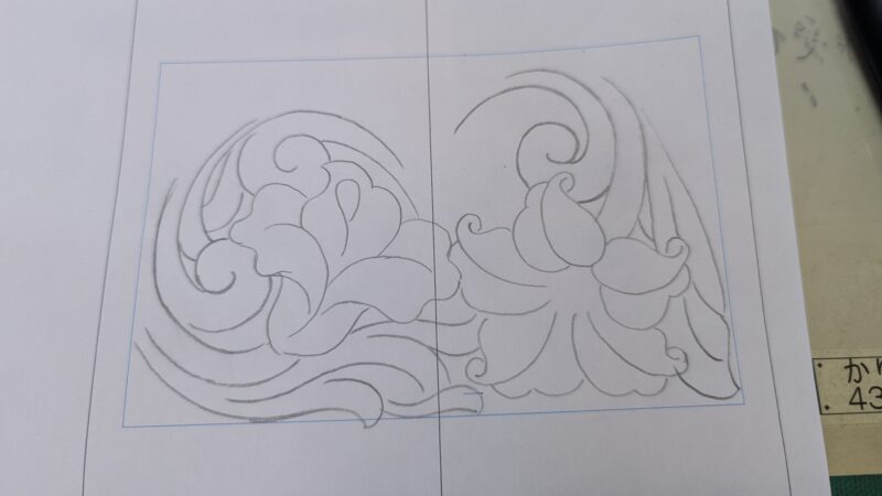 アリゾナスタイルの図案の描き方