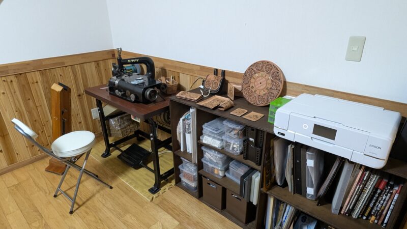 レザーカービング教室の全体像