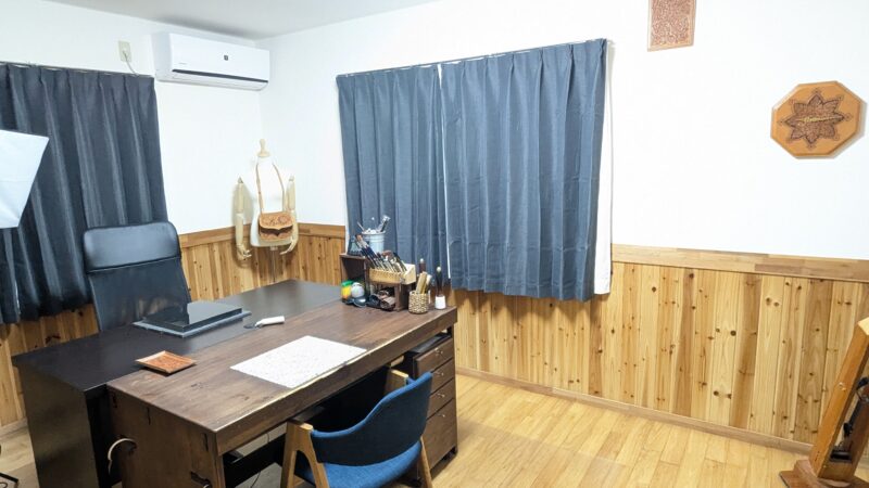 レザーカービング教室の全体像