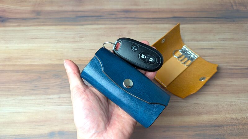 超簡単に作れる本格キーケースの型紙