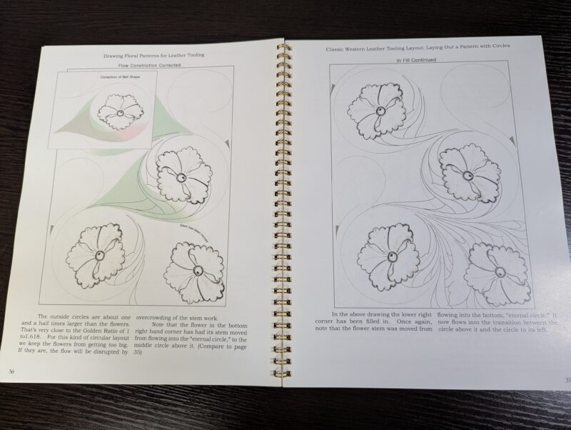 Drawing Floral Patterns For Leather Tooling