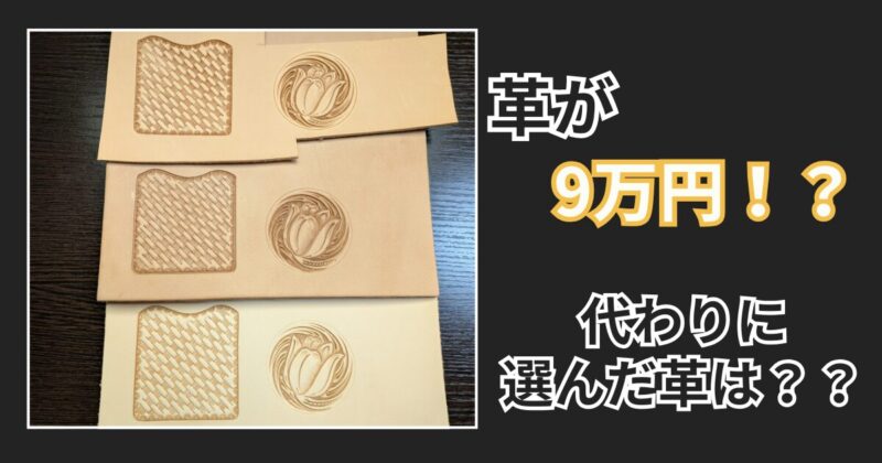 革が高すぎる。代わりに見つけた革とは？