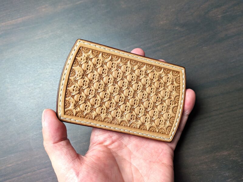 ドクロ模様のカードケース