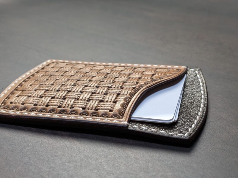 ドクロ模様のカードケース